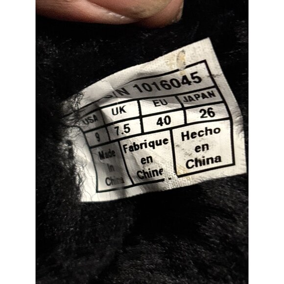 UGG Women's Boots Black Leather Pernille Convertible 1016045 Size 9 - Picture 8 of 8